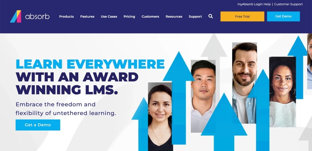 Absorb LMS website