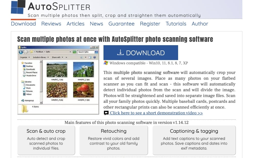 AutoSplitter website