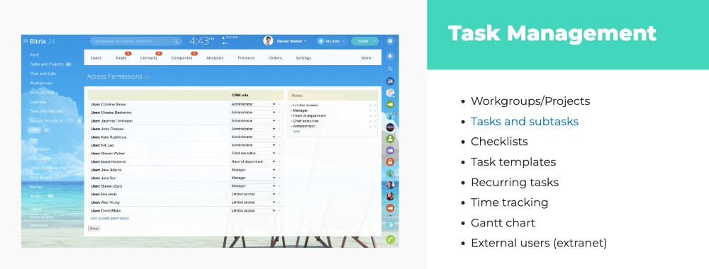 Bitrix24 features