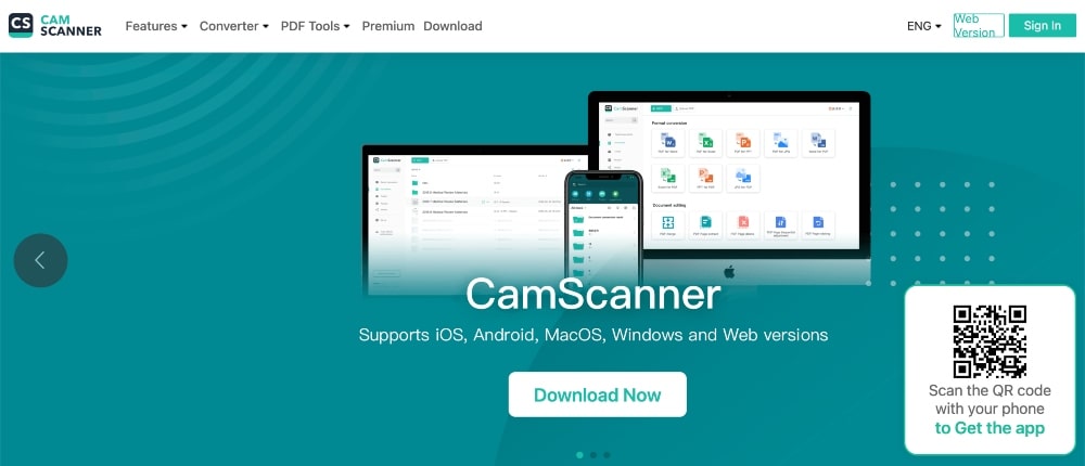 CamScanner website