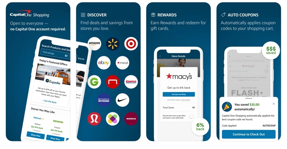 Capital One Shopping app store screenshot