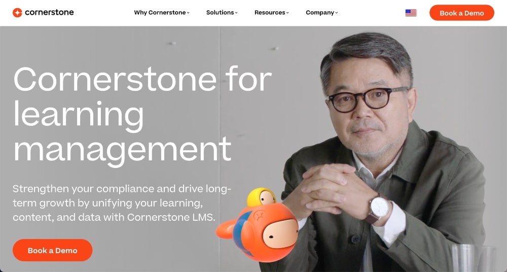 Cornerstone Learning Management website