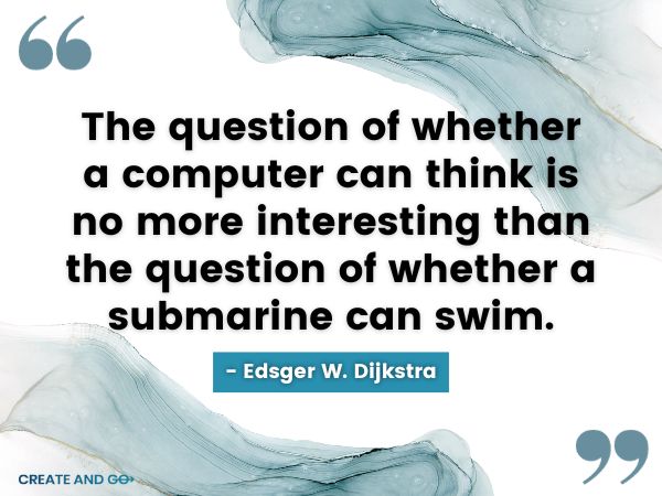 Edsger W. Dijkstra ai quote