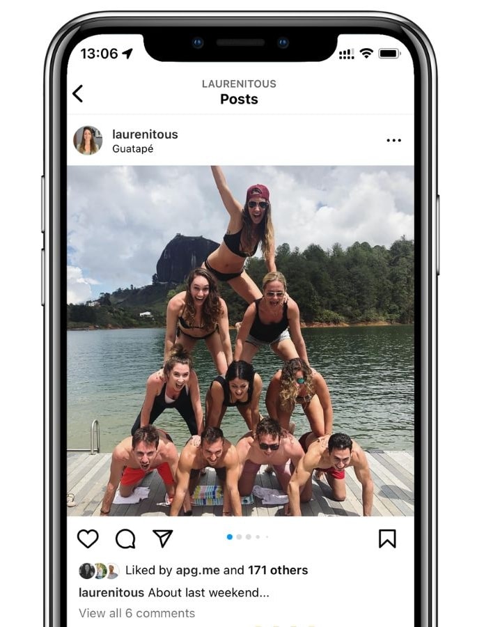 friends caption for Instagram screenshot