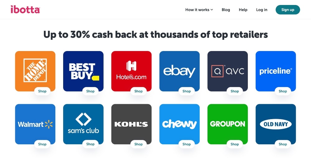 ibotta website to get cashback and rewards