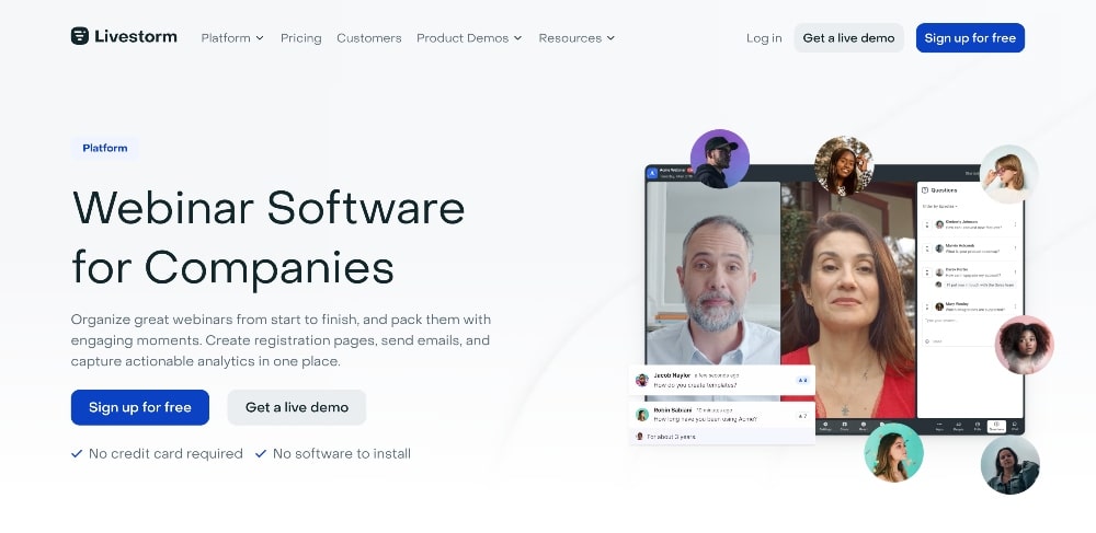 livestorm webinar software for companies