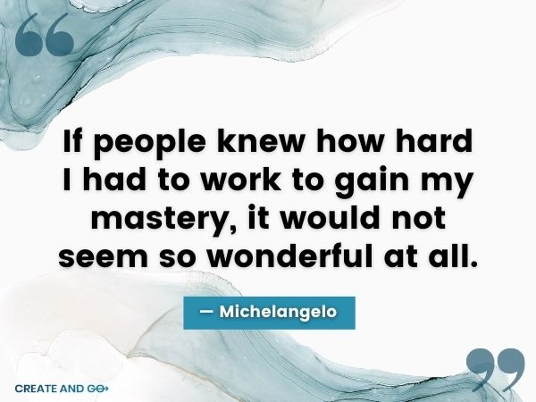 Michelangelo quote