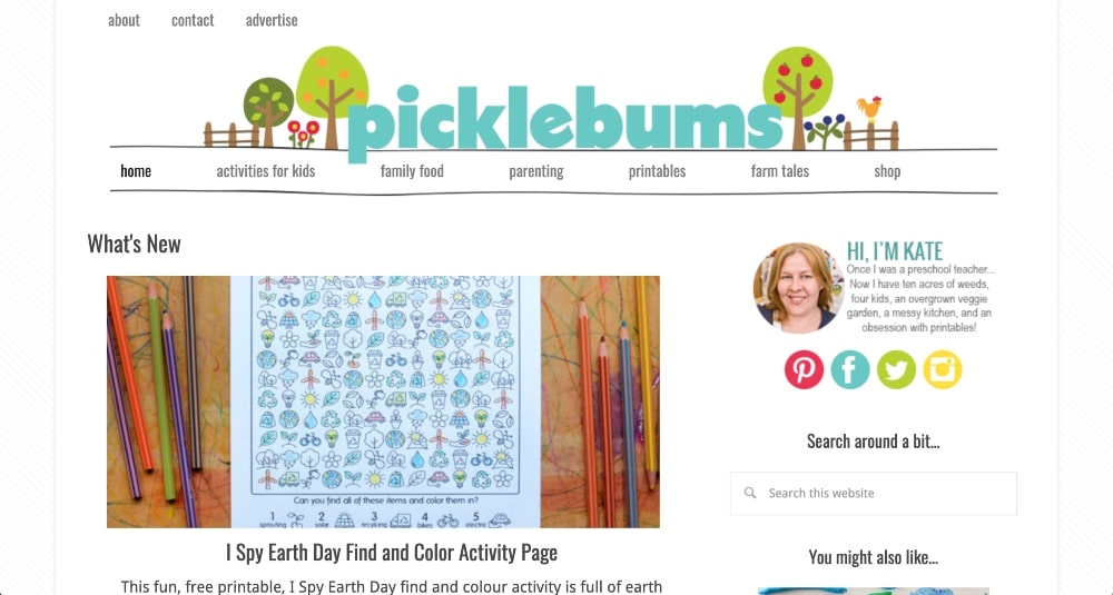 Pickle Bums website screenshot