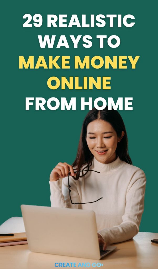 realistic ways to make money from home pin min