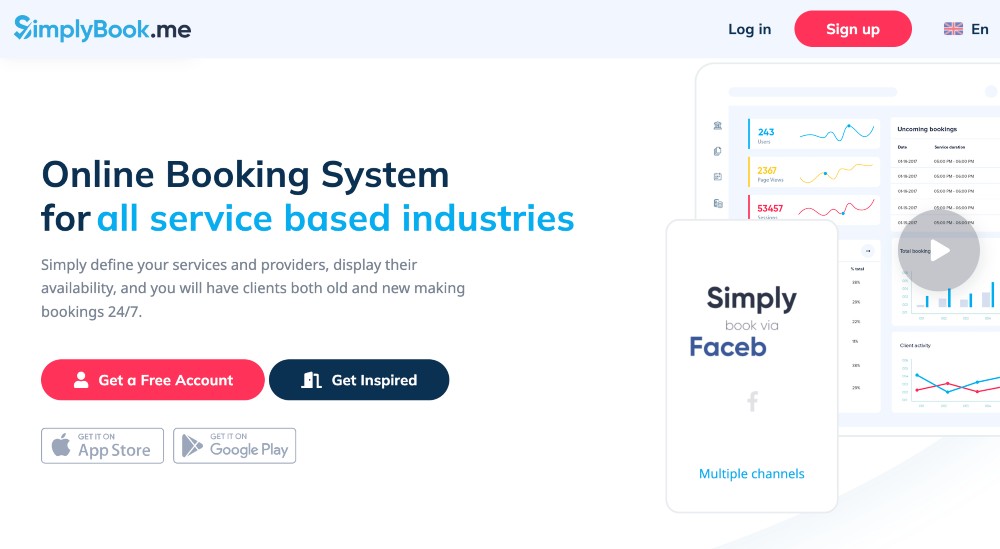 SimplyBook website