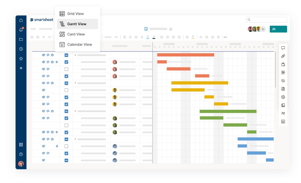 SmartSheet features