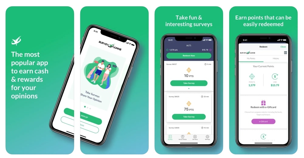 Survey Junkie app store screenshot