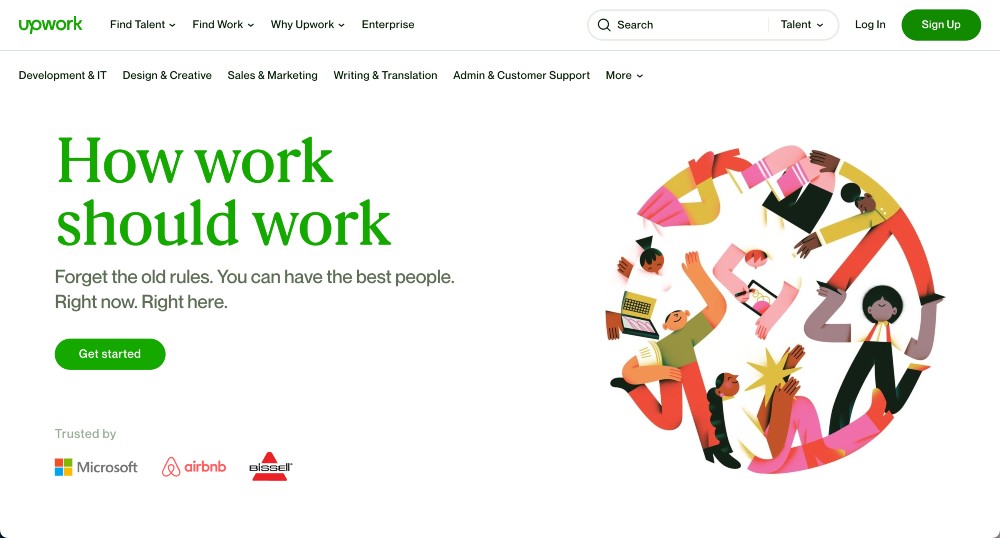 Upwork crowdsourcing platform