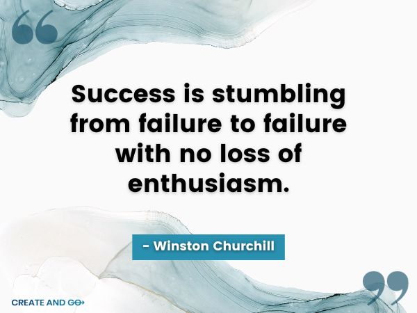 Winston Churchill mindset quote