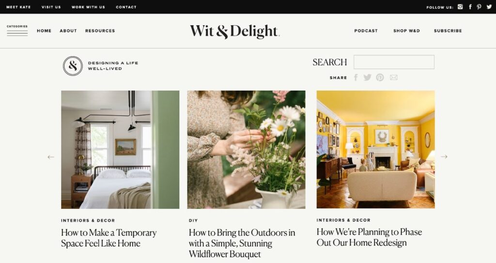 wit & delight blog