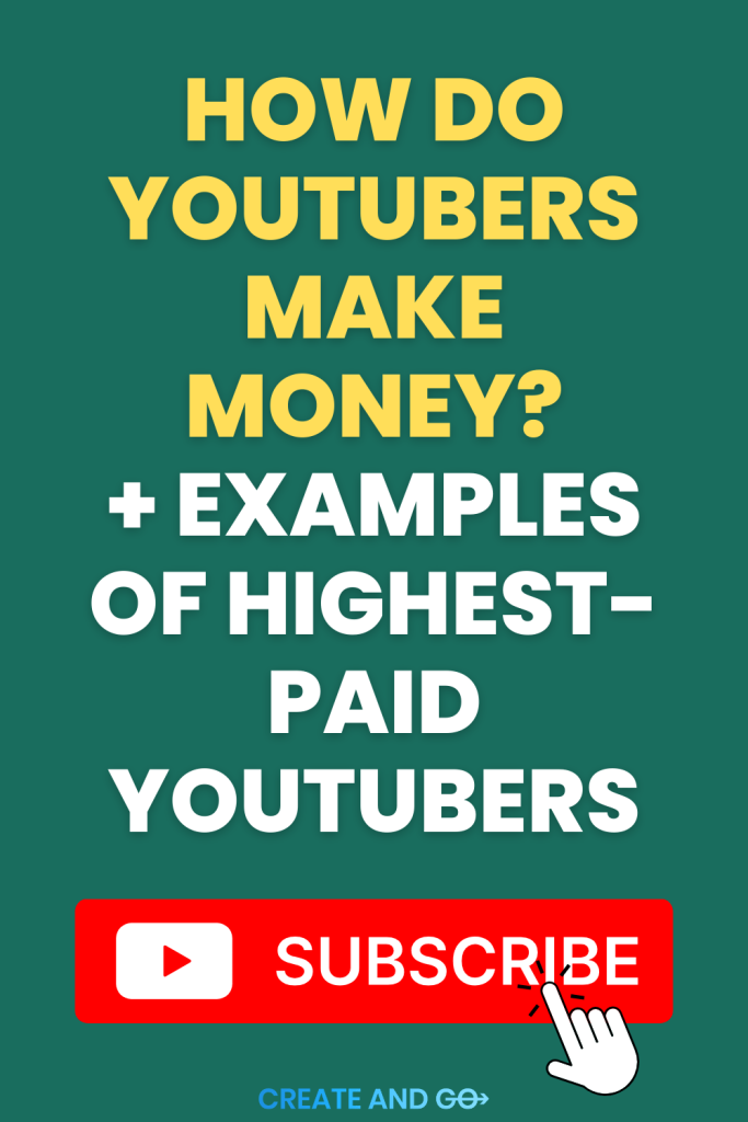 youtubers make money pinterest pin